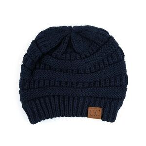 C.C adult Navy Knit Beanie